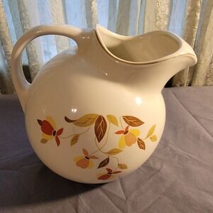HALL CHINA JEWEL TEA AUTUMN LEAF PITCHER - 2.5 QTS Vintage